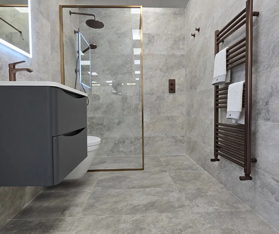Sophisticated Marble & Copper Elegance